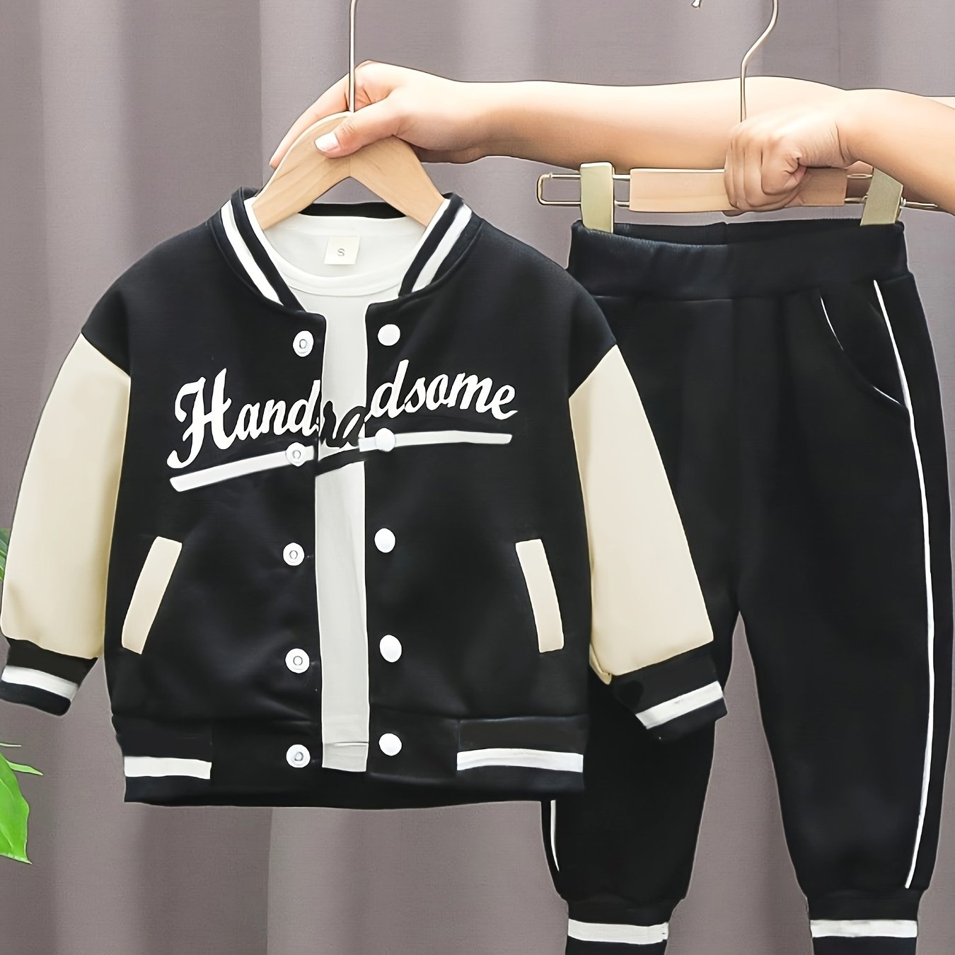 Pequeno Campeão – Conjunto Casual estilo "Baseball"