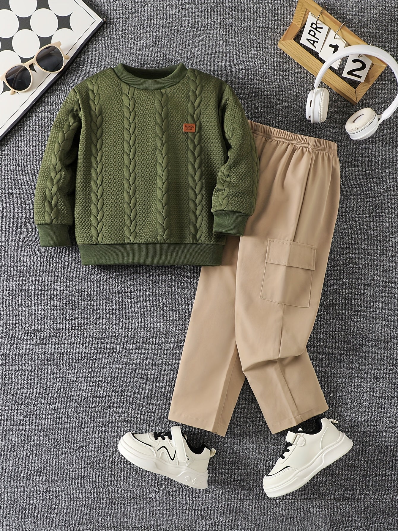 Estilo Natural – Conjunto Casual para Menino