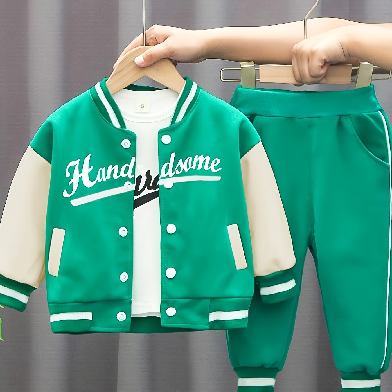 Pequeno Campeão – Conjunto Casual estilo "Baseball"