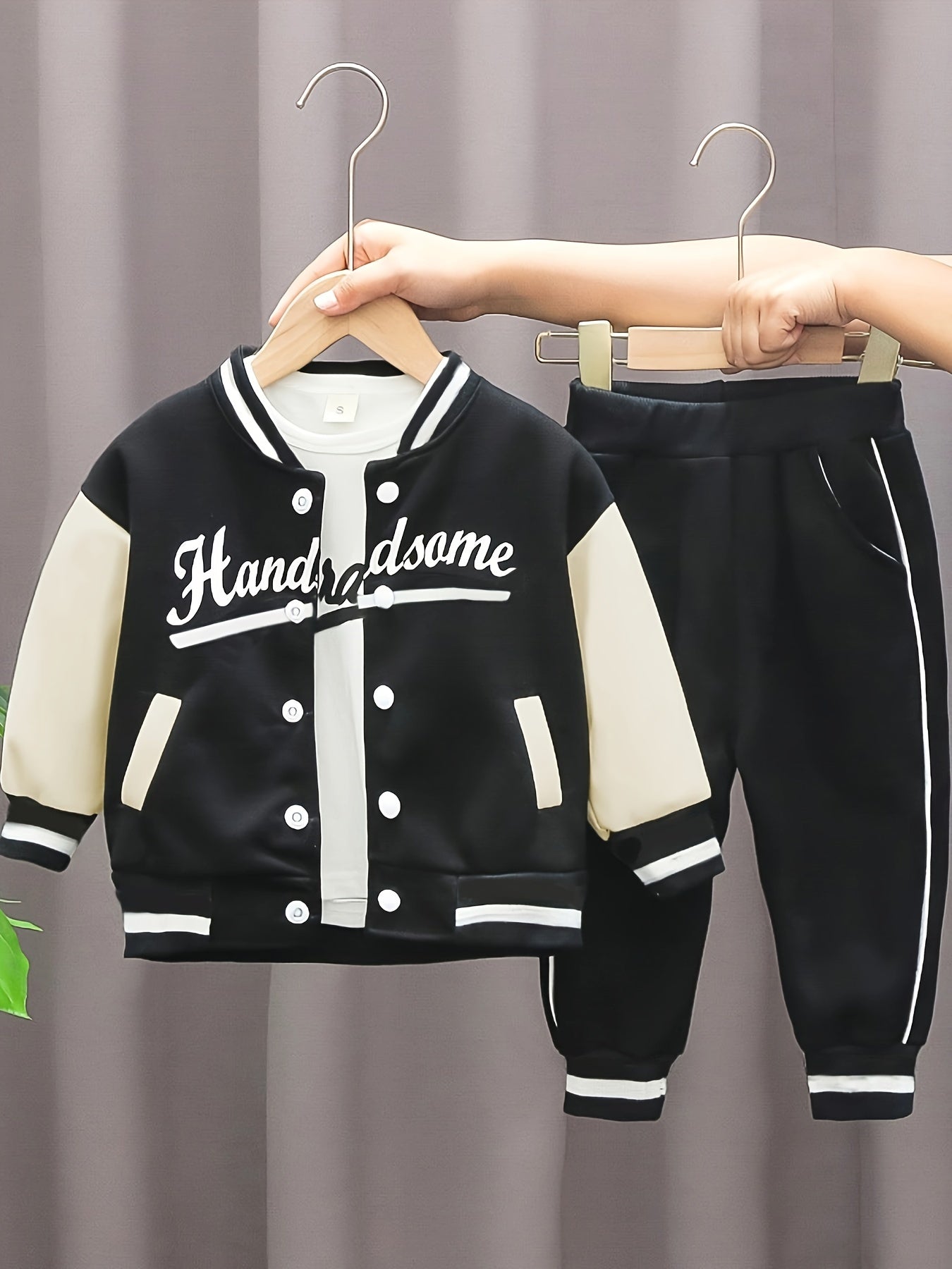Pequeno Campeão – Conjunto Casual estilo "Baseball"