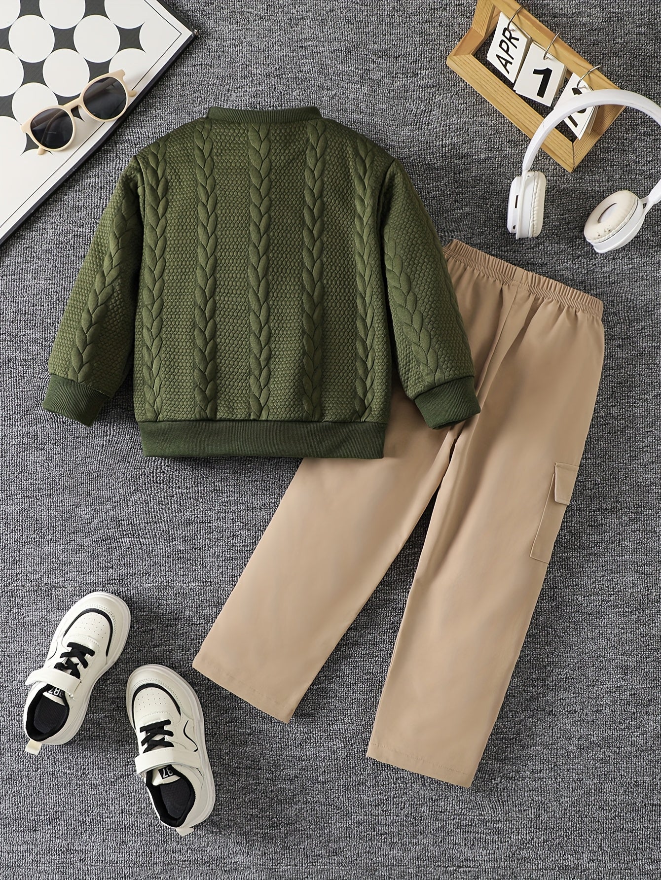 Estilo Natural – Conjunto Casual para Menino
