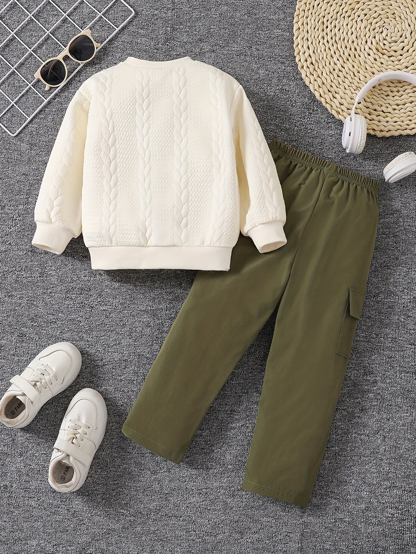 Estilo Natural – Conjunto Casual para Menino