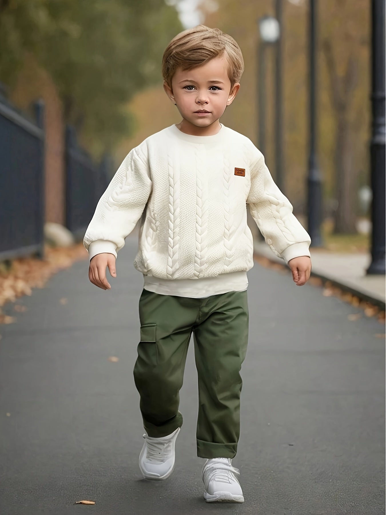 Estilo Natural – Conjunto Casual para Menino