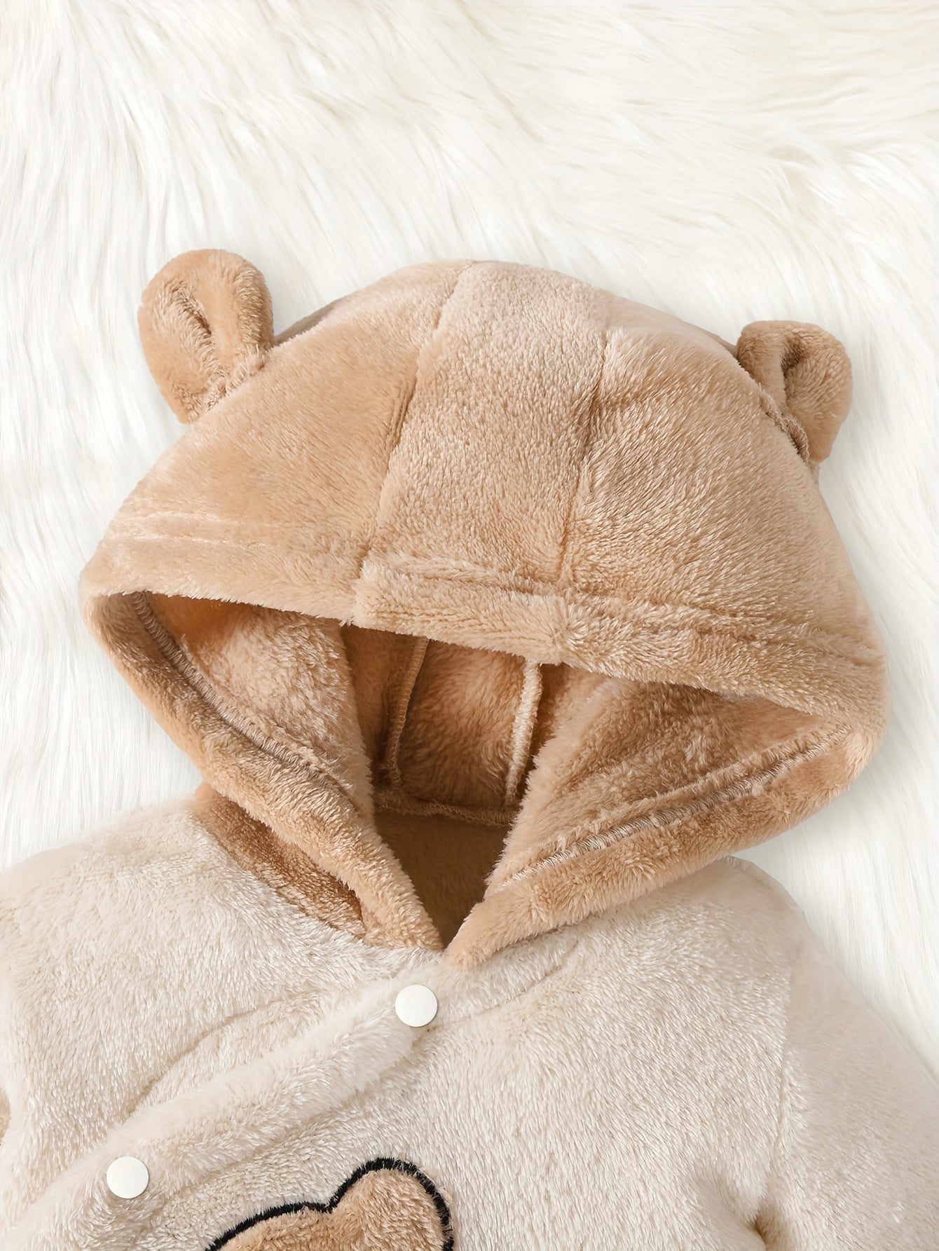 Macacão Ursinho – Fato de Inverno com Capuz para Bebé