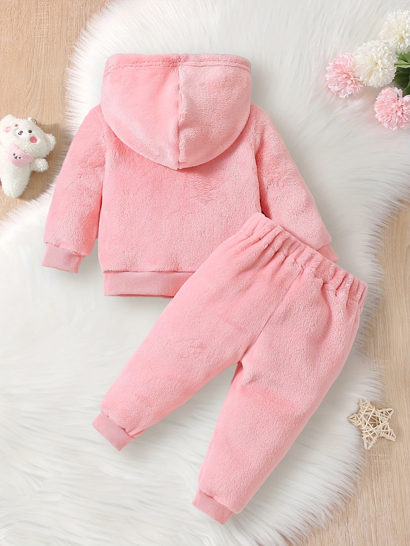 Passeio com o Ursinho – Conjunto Macio com Capuz & Mala