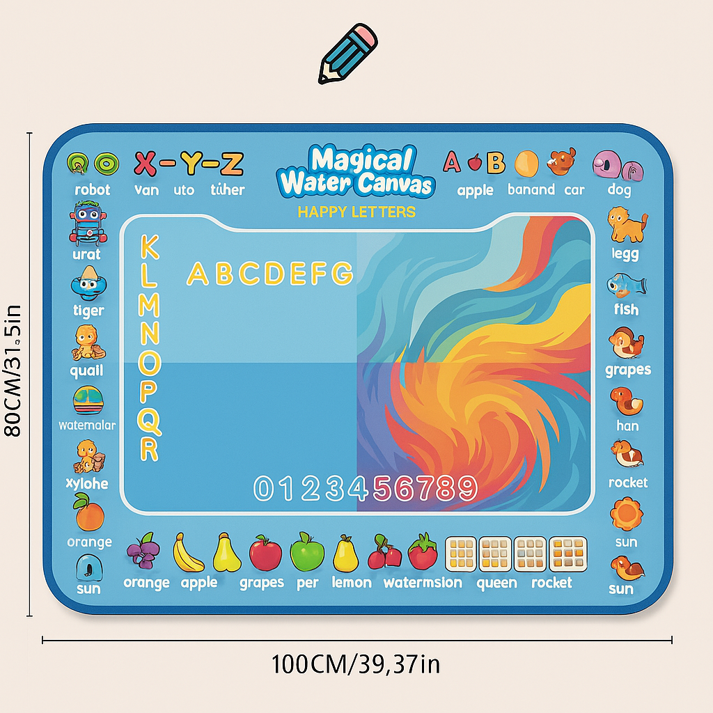 Tapete Mágico de Desenho - Brinque & Aprenda