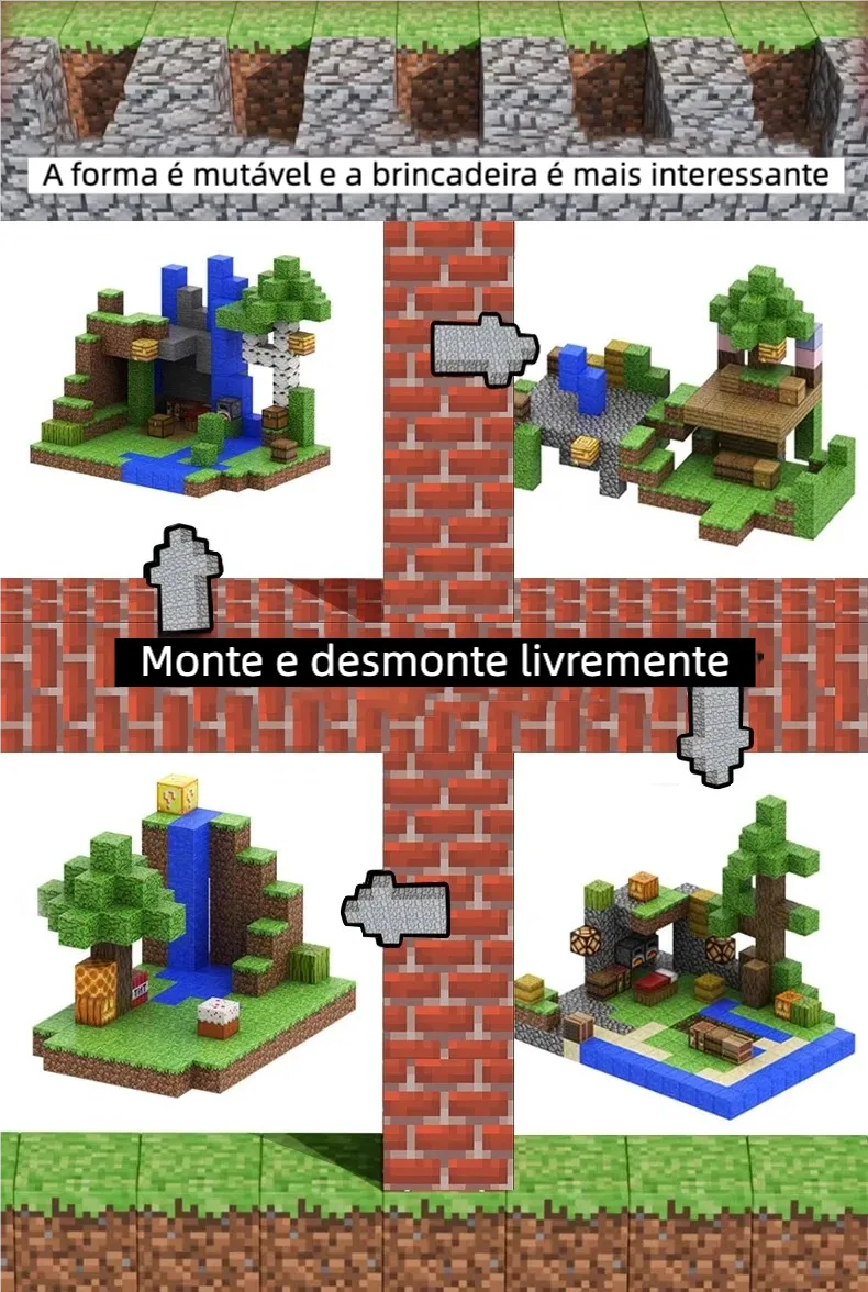 Pequenos Construtores® – Blocos Magnéticos