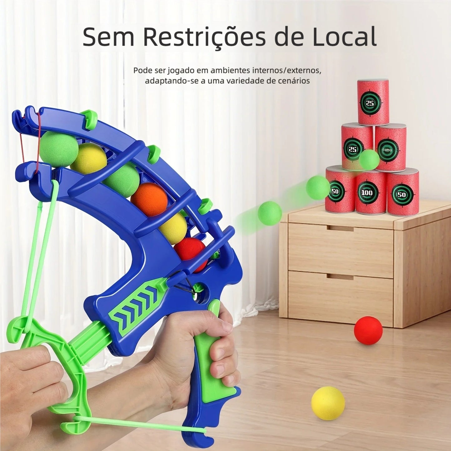 Brinquedo de Tiro com Balas de Espuma