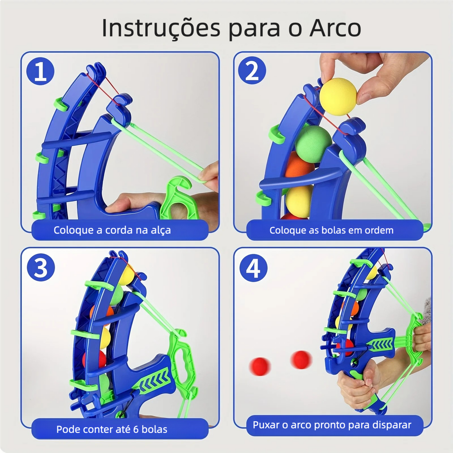Brinquedo de Tiro com Balas de Espuma