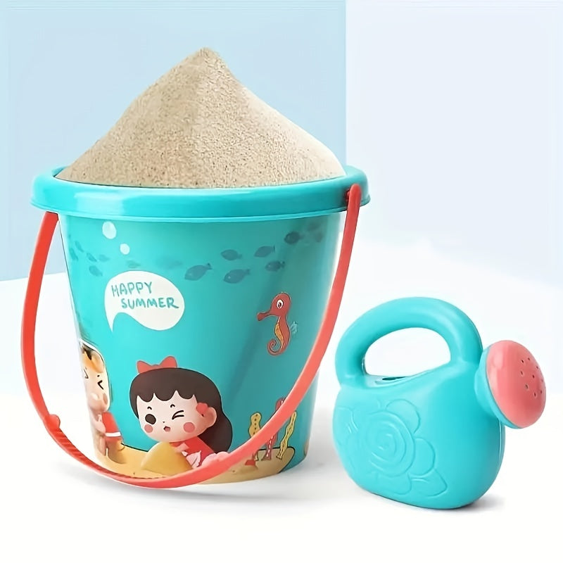 Kit de 18 Peças de Brinquedos de Praia - Brinque & Aprenda 