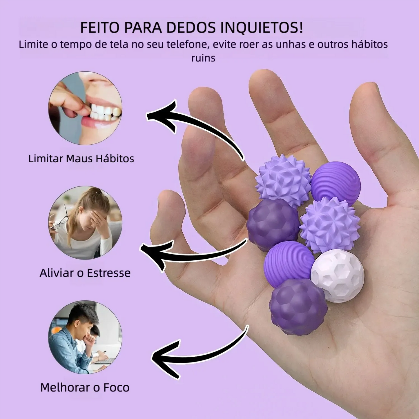 Bolinhas Magnéticas Calmantes