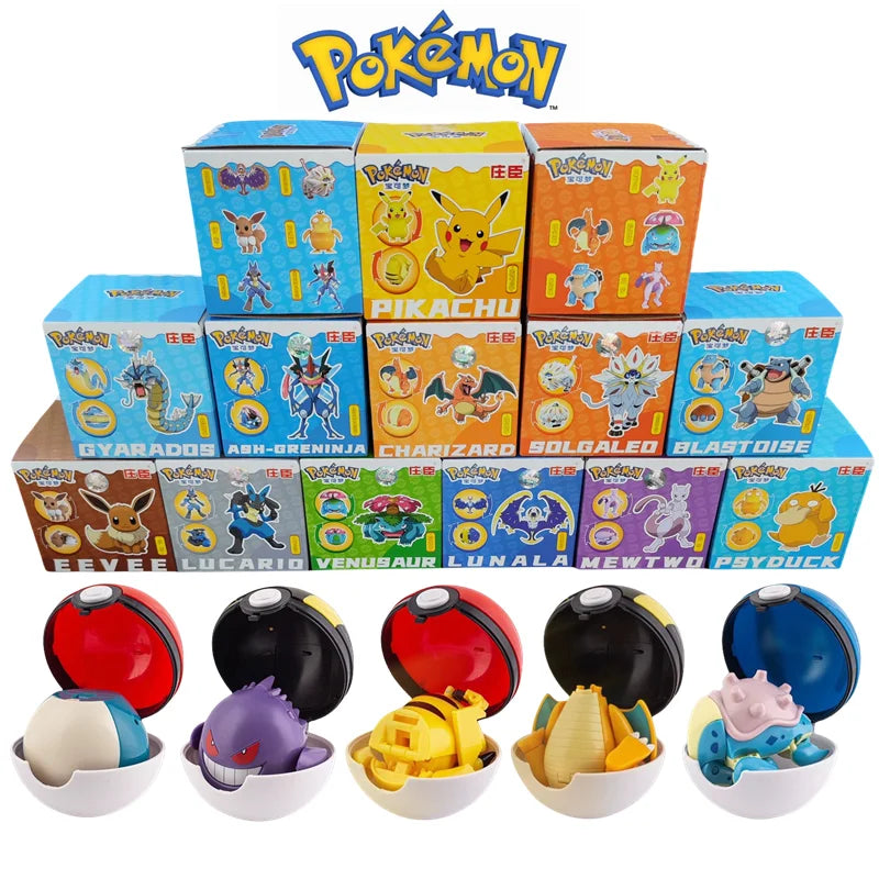Mundo Pokémon – Pack de Figuras com Pokébolas