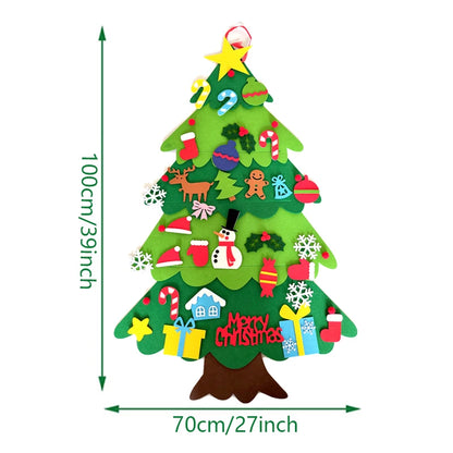Árvore de Natal em Velcro (+Decoração e Luzes Oferta)