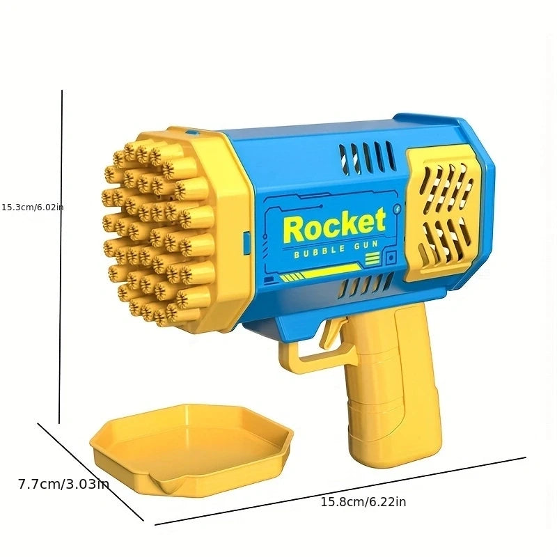 Pistola de bolhas Rocket - Brinque & Aprenda 