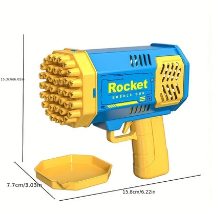 Pistola de bolhas Rocket - Brinque & Aprenda 