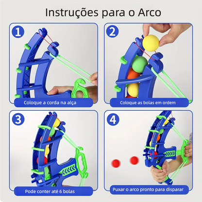 Brinquedo de Tiro com Balas de Espuma