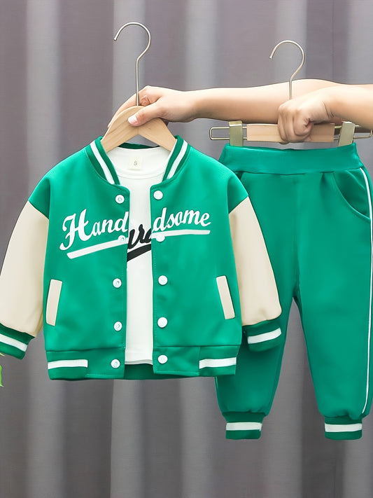 Pequeno Campeão – Conjunto Casual estilo "Baseball"